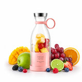 Portable USB Rechargeable Mini Blender Bottle – Fresh Juice Maker 350ml | Travel Smoothie Blender for Shakes, Juices & Baby Food