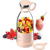 Portable USB Rechargeable Mini Blender Bottle – Fresh Juice Maker 350ml | Travel Smoothie Blender for Shakes, Juices & Baby Food